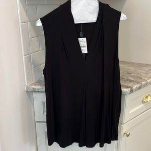 NWT black smock top